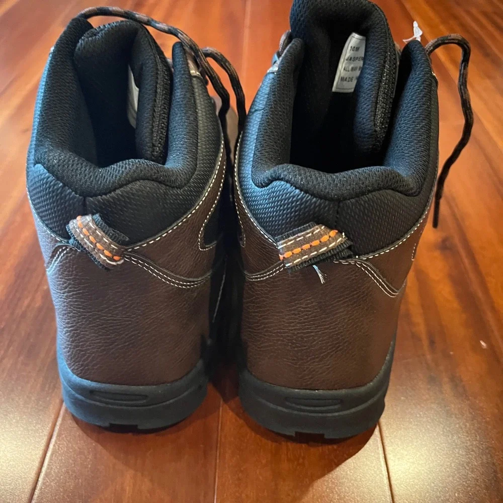 Weatherproof Vintage Jasper Boots‎ Brown Hiking Rugged Trail Laceup New Men 10M